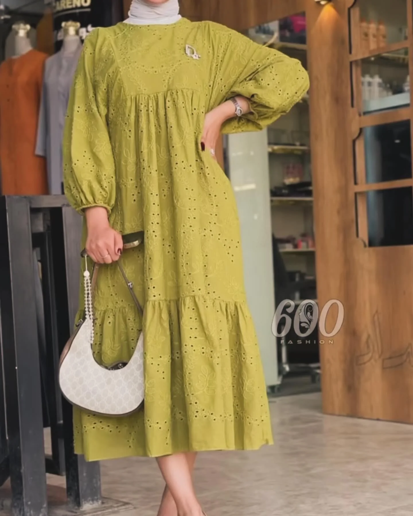 Chikenkari frock