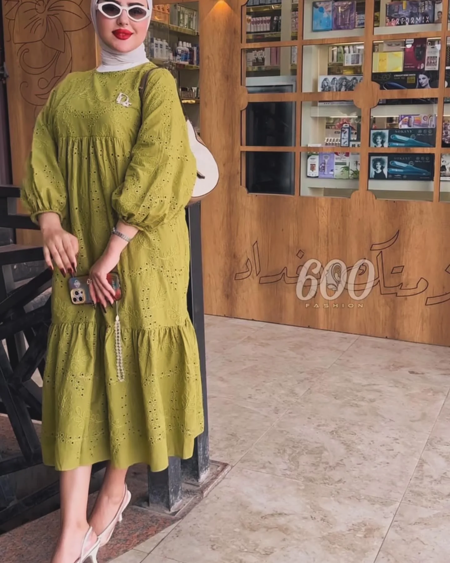 Chikenkari frock - Image 3