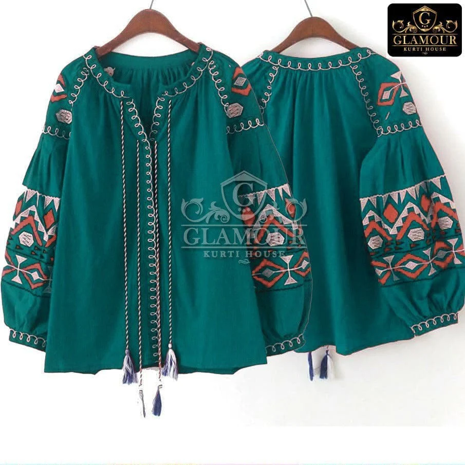 Embroidery Short Shirt - Image 3