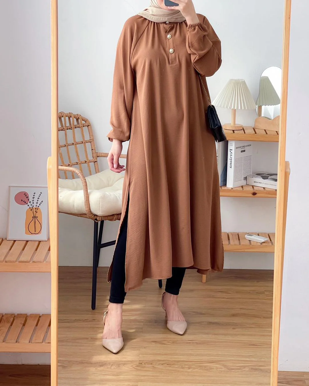 Georgette long shirt - Image 3