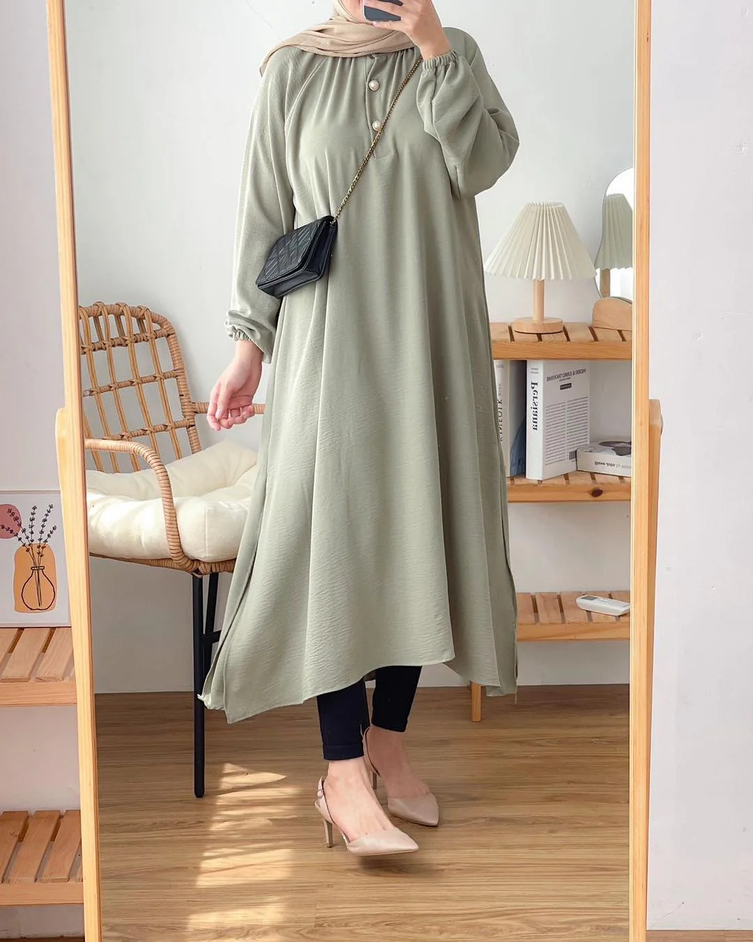Georgette long shirt - Image 4