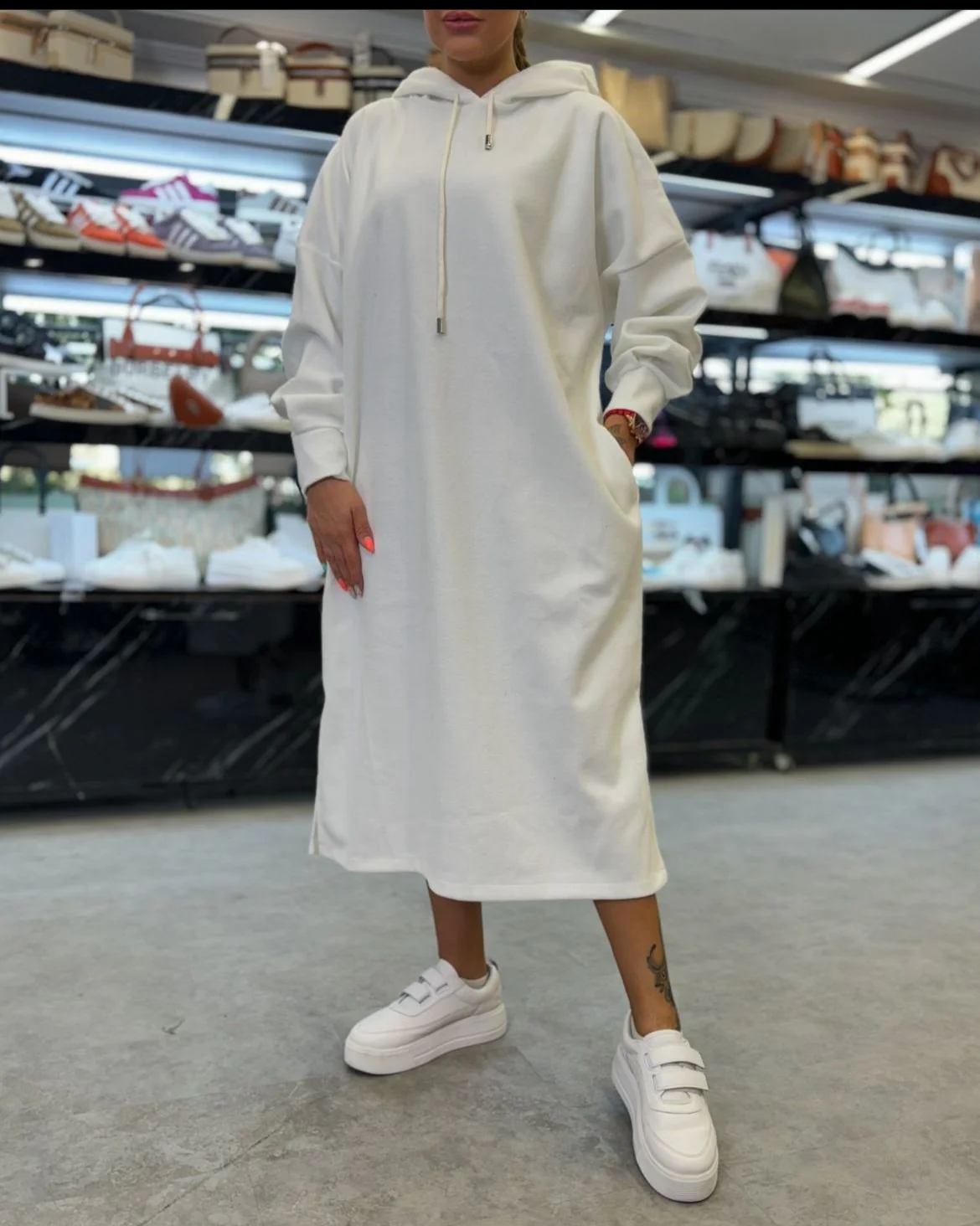 Long baggy hoodie - Image 4