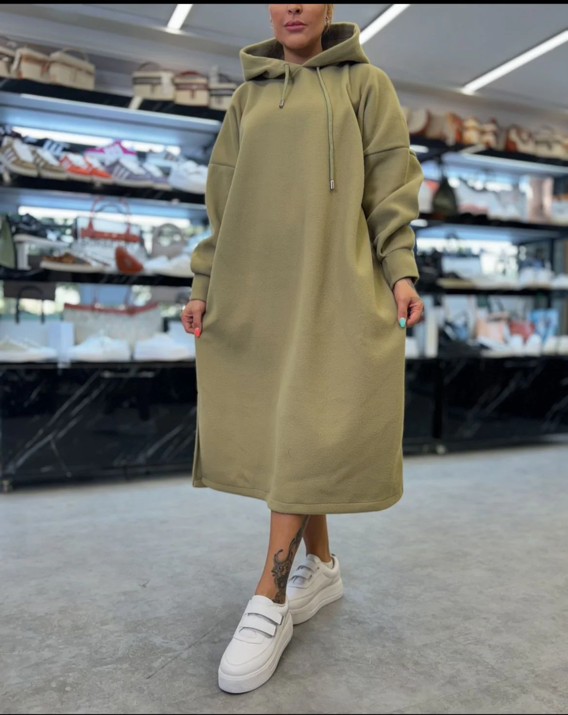 Long baggy hoodie - Image 8