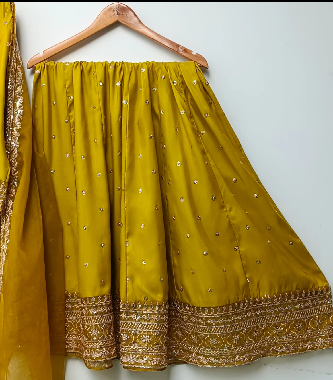Marina - Raw Silk Embroidered 3PC Stitched Set - Image 14