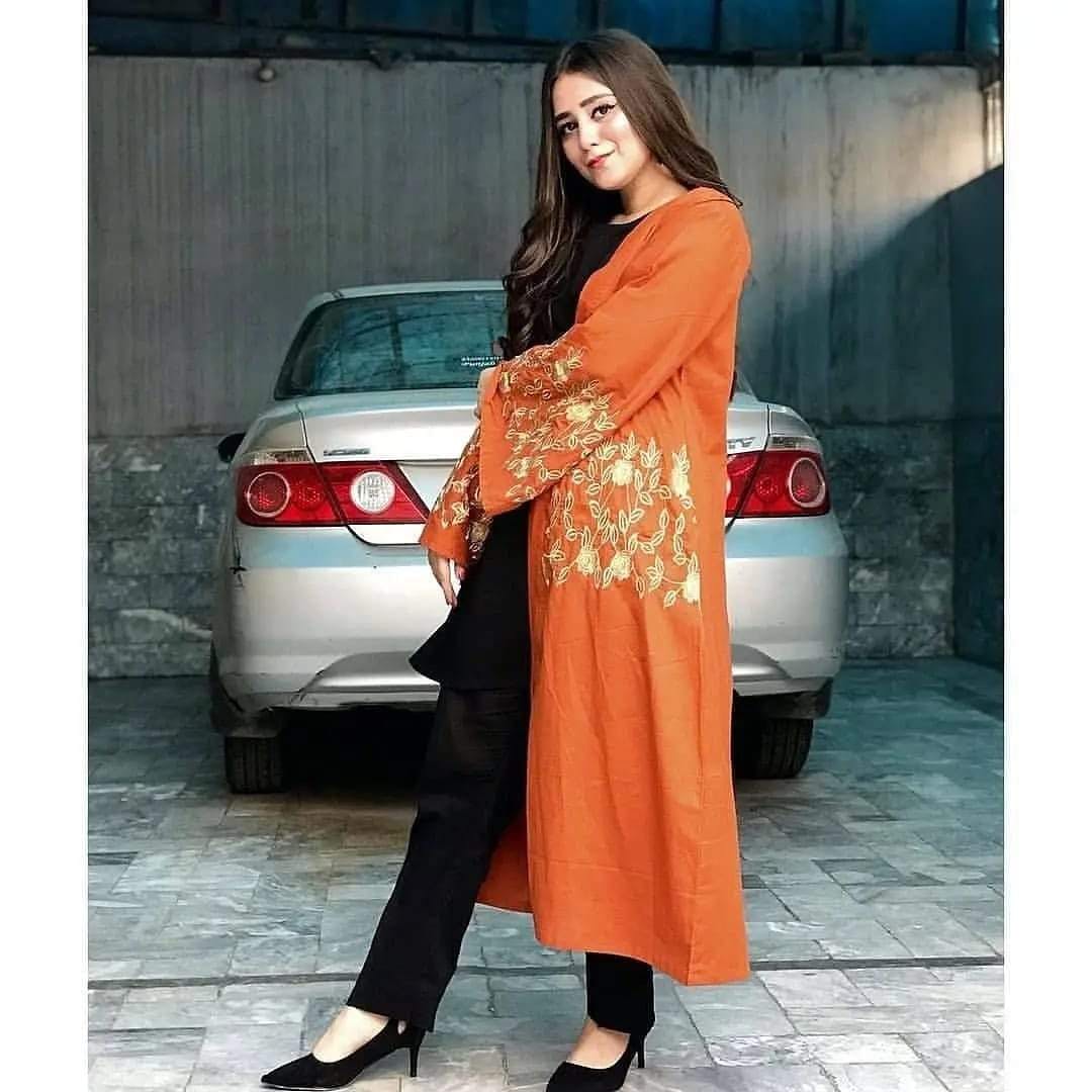 Orange Coat 3pcs - Image 4