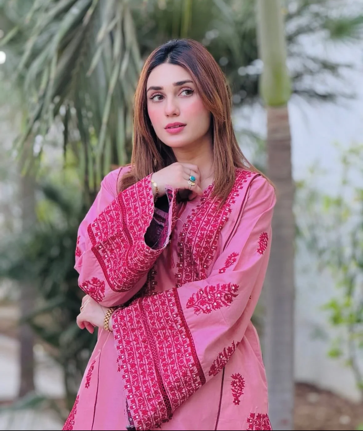 Jugnu Pink-Dress - Image 4