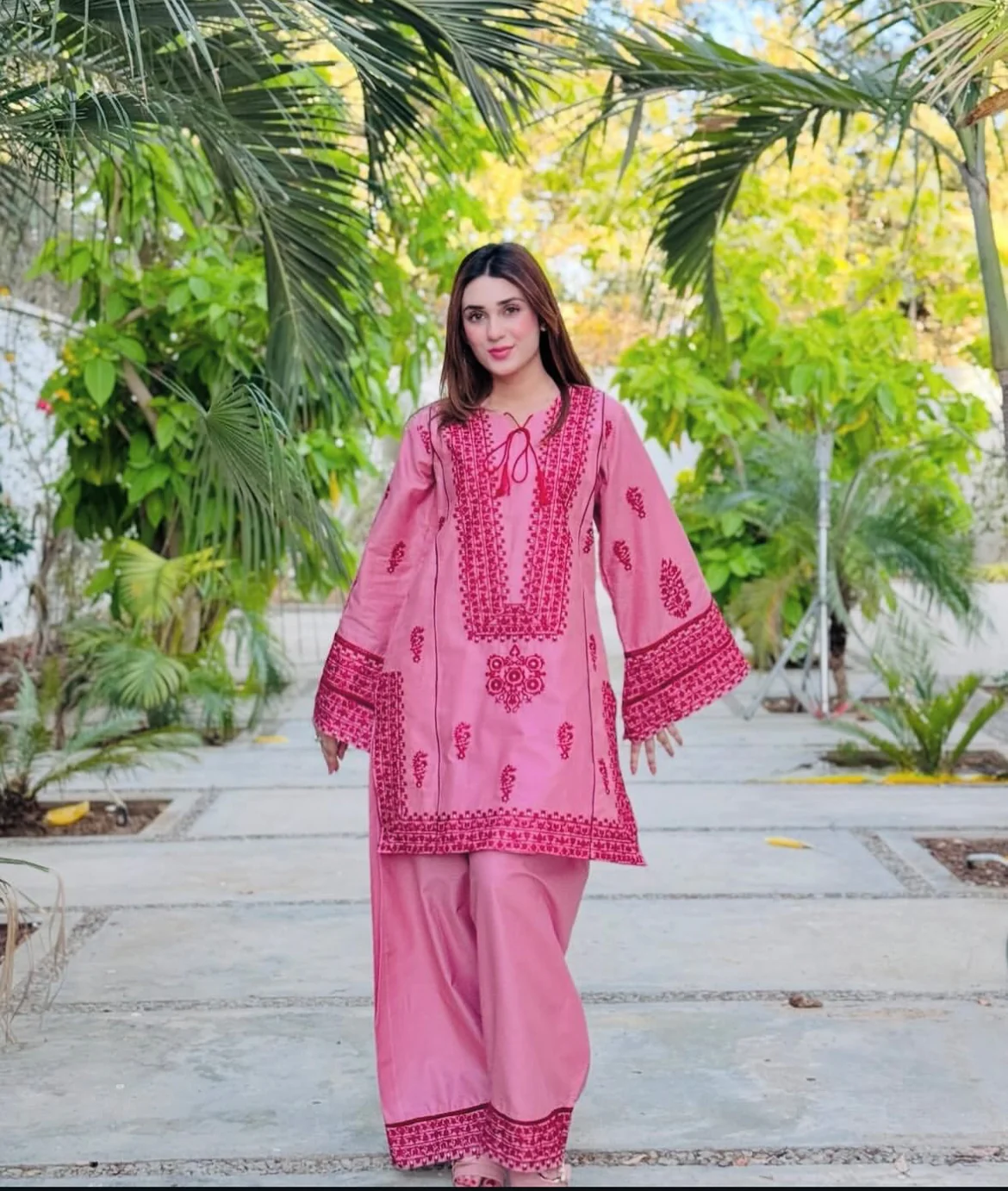 Jugnu Pink-Dress - Image 5