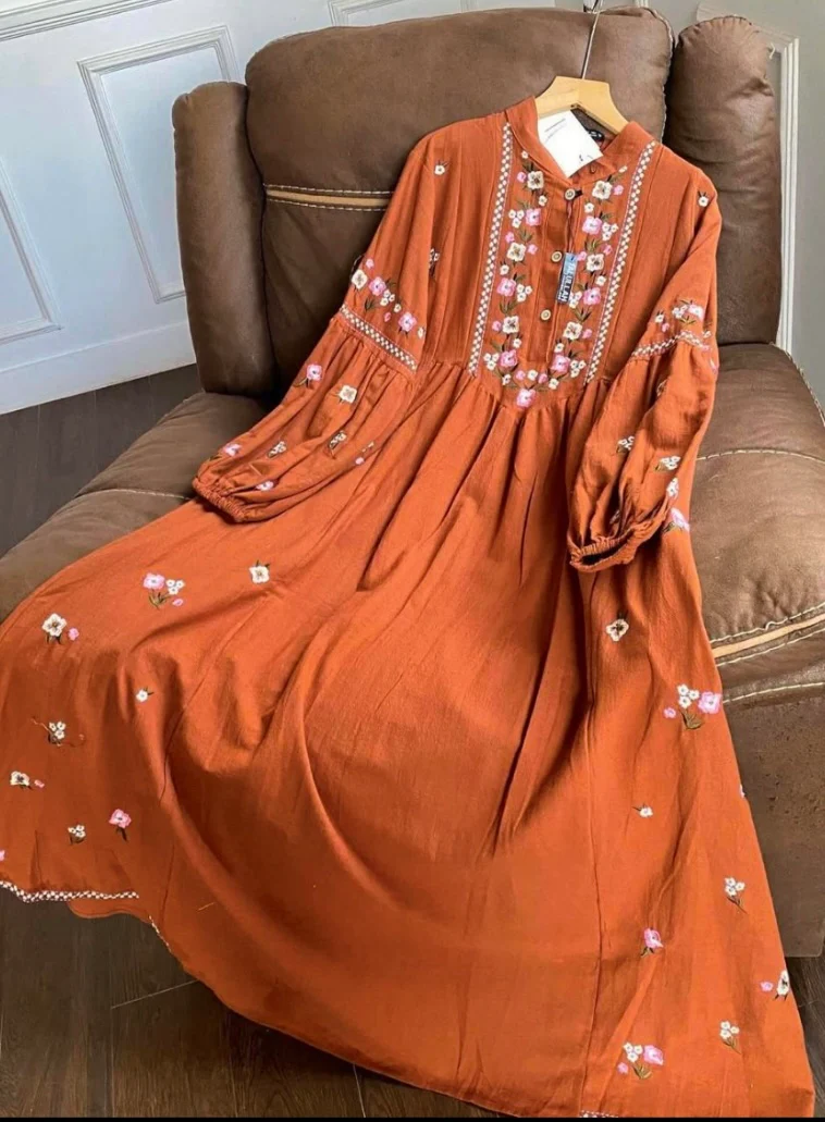 Zelbury Embroidered Frock - Image 3